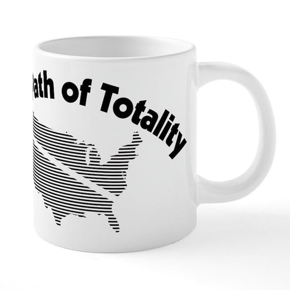 CafePress - The Path Of Totality - 20 Oz White Ceramic Mega Mug