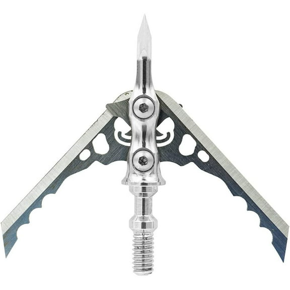 Rage Hypodermic Crossbow NC 2-Blade Hunting Arrow Mechanical Broadhead (3-Pack)