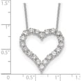 thumbnail image 5 of 14kw Lab Grown DIa VS/SI Colorless Heart Pendant with Chain, 5 of 5