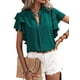 thumbnail image 3 of Tops de Verano para Mujer Verde Oscuro M, 3 of 8