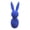 Blue, variant on 3d Printed Vertical Stripes Easter Bunny | Pla (Organic Plastic) Material | Modern Minimalist | Sustainable | Easter Decorations,Easter Basket Stuffers,Easter Decorations for Home.