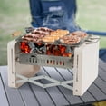 thumbnail image 3 of Patiojoy Portable Charcoal Grill Folding BBQ Grill with Dishwasher-safe Grill Grids Foldable Body & Charcoal Box, 3 of 9