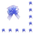 thumbnail image 2 of Inteprter Tire de la cinta con lazos para envolver regalos, decoración de bodas, suministros para fiestas, multicolor, multifuncional, regalo de Navidad, Azul oscuro 10piezas Inteprter  CBP393813, 2 of 4