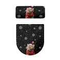 thumbnail image 4 of HELLHERO Snowflake Cat Bag Universal Reusable 2 Pack with Elastic Bottom Lid Cover Set for Toilet Toilet Lid Dust Cover Set Washable and Reusable, 4 of 7