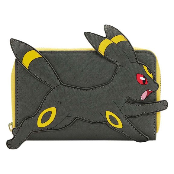 Cartera Loungefly Pokémon Umbreon con cremallera alrededor de piel sintética
