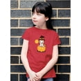 thumbnail image 2 of Cute Unicorn Trick Or Treat T-Shirt Juniors -Image by Shutterstock,  Large, 2 of 4