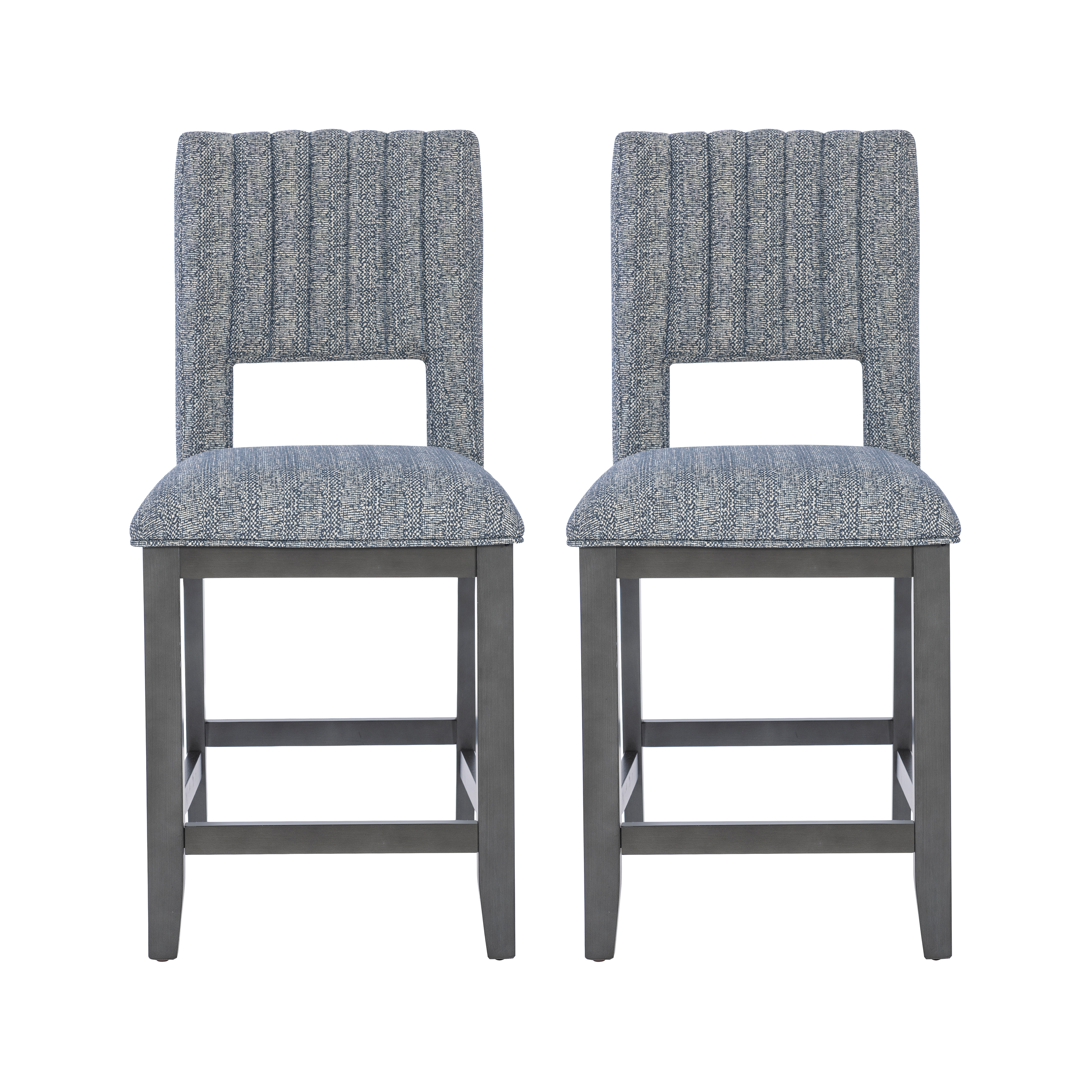 Powell Rankin 25" Indoor Counter Stool, set of 2, Charcoal