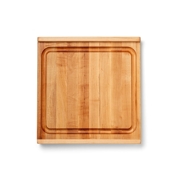 John Boos Planche à Découper en Bois Réversible de Comptoir avec Rainure à Jus, Érable