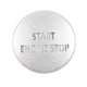 thumbnail image 1 of Engine Start Stop Push Button Switch Sticker Cover For LR4 Discovery 4 & Land Rover Range Rover Sport 2010-2013 Silver, 1 of 5