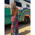thumbnail image 3 of SUNSIOM Robe Longue Décontractée d'Été pour Femme, Imprimé Teinture sur Nœuds, Col en U, Sans Manches, Robe Mode à Dos Croisé, 3 of 6