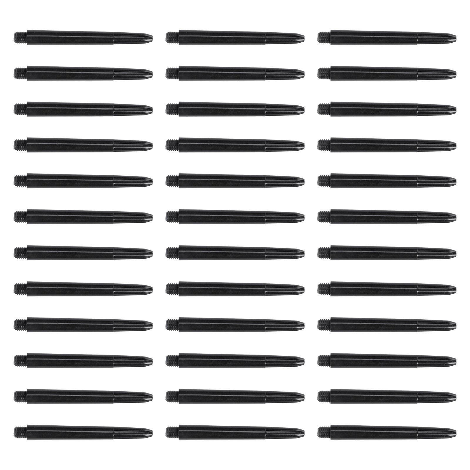 2ba Thread Dart Accessories 100pcs Black Plastic Dart Shafts - Standard 2BA Thread ...