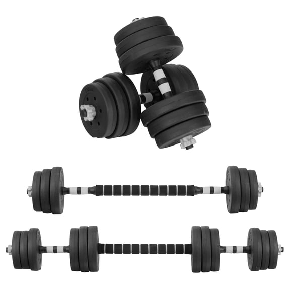 Mancuerna con Peso Ajustable Altera  SM-20K C/ Discos de Cemento Intercambiables 20Kg