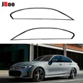 thumbnail image 2 of Moldura lateral para puerta de coche, marco de moldura para carrocería, tira de cubierta, de acero inoxidable, para BMW X1 Serie 3 5 F30 F32 520 523, 2 of 5