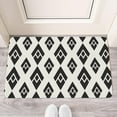 thumbnail image 2 of Exceptional Black Moroccan Area Rug - 30x17 - Highly Absorbent, Non-Slip - Geometric Trellis Design - Door Mat perfect for Entryway, Bathroom, Kitchen, 2 of 6