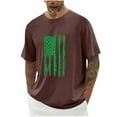 thumbnail image 2 of NuoCaiYun Athletic T-Shirt for Men St. Patrick'S Print Round Neck Casual Short Sleeve Tops Blouses, 2 of 4