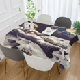 thumbnail image 2 of Yayeee Tablecloths 60" x 108" Rectangle Wrinkle Resistant Party Table Cover, Beige Astronaut, 2 of 8
