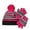 Hot Pink, variant on Winter Hat & Glove Set for Commuting, Ideal for Cold Mornings and Weekend Ski Trips
