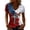 Light Purple#9527, variant on CONZONE Independence Day Womens T-Shirts Short Sleeve July 4Th T Shirts for Women Casual V Neck Patriotic Sequins Graphic Lightweight Tees Soft Cozy Dailywear