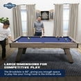 thumbnail image 2 of American Legend Brookdale 90 In. Billiard Table with Rustic Wood Finish and Navy Blue Cloth, 2 of 20