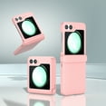 thumbnail image 2 of Samsung Galaxy Z Flip 5 Case with Hinge Protection, Liquid Silicone Protective Slim Cover Protective Body (PC) with Hinge Protector (TPU), Compatible with Samsung Galaxy Z Flip 5,Pink, 2 of 6
