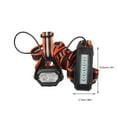 thumbnail image 2 of Unatoiry Lumières de Course Lampe d'Avertissement Nocturne Lanterne Rechargeable Camping Course Jogging Cyclisme Faisceau Réglable Sécurité Soirée, 2 of 6
