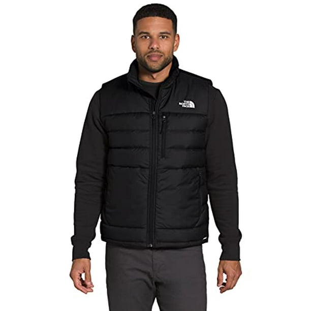Black north face body warmer mens online
