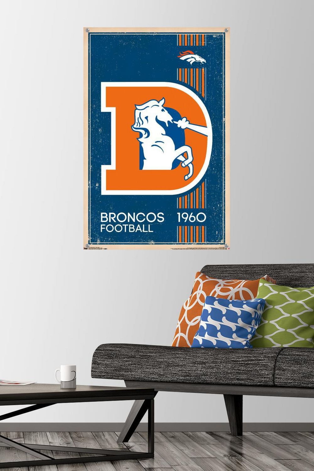 NFL Denver Broncos - Retro Logo 14 Wall Poster, 22.375" x 34"