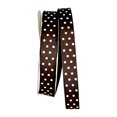 thumbnail image 1 of Reliant Ribbon 5201-092-05K 0.875 Po 50 Verges Gros Grain Confettis Ribbon&44; Brun, 1 of 1