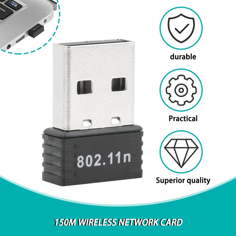 1x Mini Wireless 150Mbps USB Adapter WiFi 802.11n/g 150M Network Lan Card EGS 