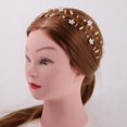 thumbnail image 2 of Women Girls Crystal Flower Pearls Hair Band Headwear Hair Jewelry Colcomx Flor diadema, 2 of 8
