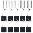 thumbnail image 1 of 10 paquetes de candados de cable antipérdida con control remoto, candado de cable de seguridad retráctil de 39 pulgadas, candado de cable de hardware autoadhesivo para productos curvos, controles remo, 1 of 8