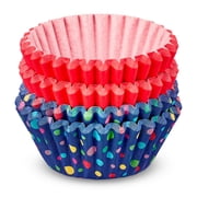 Great Value Red Dots Mini Cupcake Liners, 100 Count