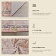 thumbnail image 5 of GLN Rugs Babylon - Indoor, Machine Washable Area Rug 6'x9' Turkish Terra Home Carpet, 5 of 7
