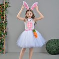 thumbnail image 2 of Toddler Girls Tulle Dress Ruffle Sleeveless Summer Baby Girl Fashion Tutu Dresses 2-6Y Easter Dresses for Toddler Girls Flower Girl Dress, 2 of 9