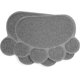thumbnail image 1 of Alfombrilla de arena para gatos con forma de pata bonita, alfombrilla de alimentación para mascotas, 15 x 12, cuenco de agua para comida de gato, mantel individual antideslizante para cachorros y, 1 of 5