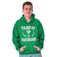 thumbnail image 3 of Trophy Husband Best Partner Hubby Hoodie Hooded Sweatshirt Men Brisco Brands S, 3 of 6