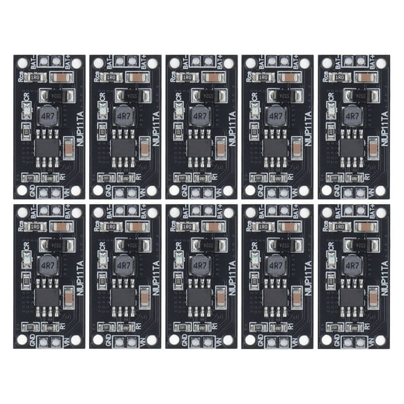 Placa del módulo de carga, módulo de carga de batería de 10 piezas S Módulo de cargador de batería Placa de carga de batería Integración perfecta