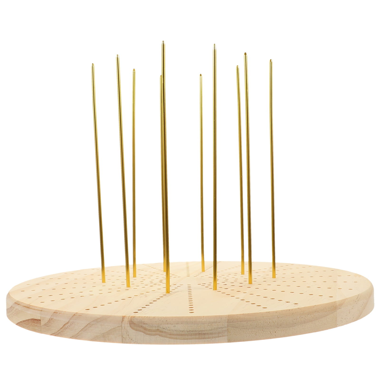 WRISTBIQUE Knitting Yarn Board Wood Molding Board for Craft Making 1 Set 11.79x11.79in