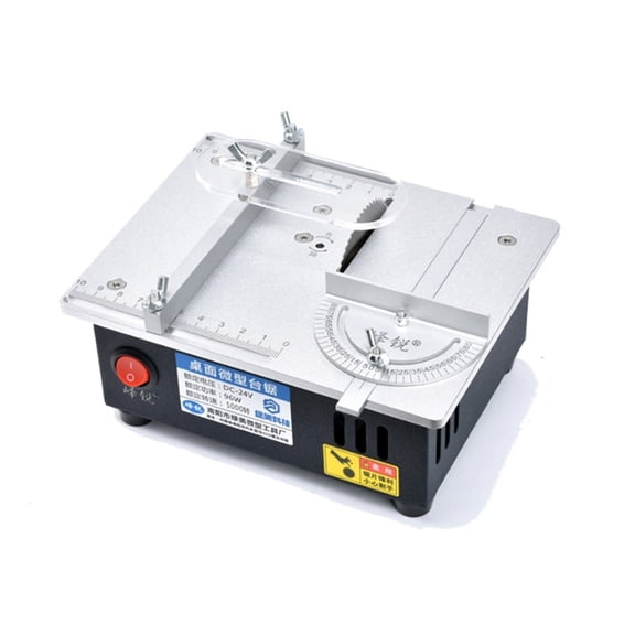 S3 Mini Table Panel Saw Woodworking Electric Small Bench Saw Handmade DIY Hobby Model Crafts Cutting Tool 775 Motor 63mm/2.5inch ,Efficient Cutting