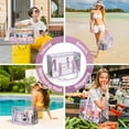 thumbnail image 3 of Clear Beach Tote Bag - Waterproof PVC Stadium Approved - Extra Large Transparent Bag for Pool, Concert, 3 of 7