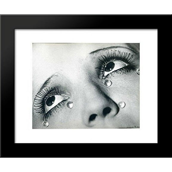 Glass tears 20x24 Framed Art Print by Ray, Man