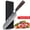D, variant on MDHAND 8 Inch Kitchen Knife with Sheath, Damascus Pattern Stainless Steel Chef Knife, Ergonomic Wood Handle for Meat & Vegetable Cutting, Gift Box Included
