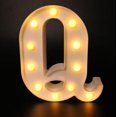 thumbnail image 1 of Decorative Letters Alphabet Letter LED Lights Luminous Number Lamp Decoration Battery Night Light Party Baby Bedroom Decoration, 1 of 5