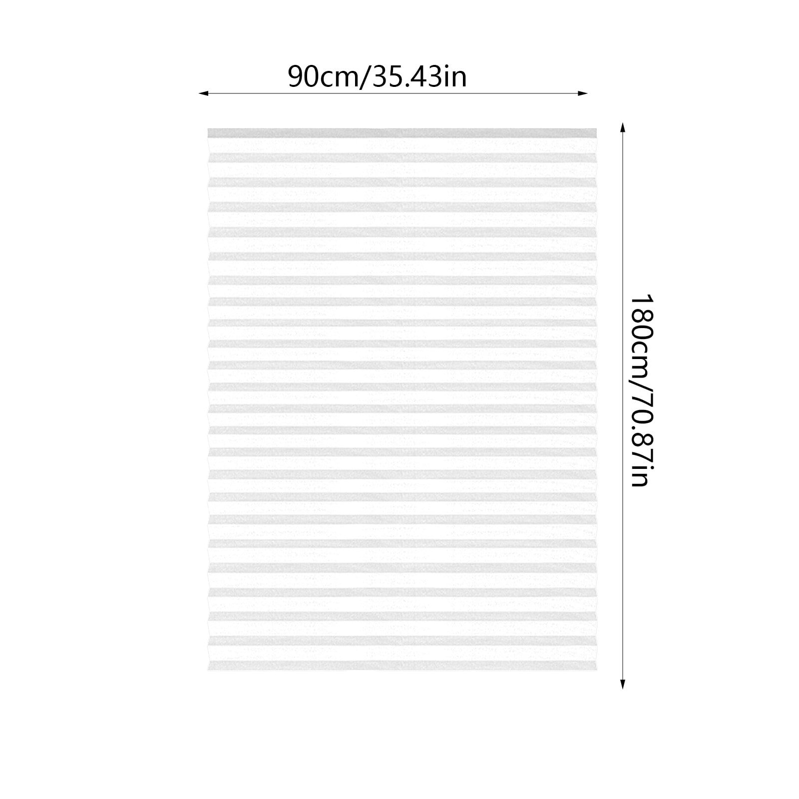 4Pcs Window Blinds Cordless Blackout No Drill Cut to Size Clip On Stick On Self Adhesive Temporary Blinds Pleated Paper Blinds for Windows Doors Shades for Home Nursery Bedroom Kitchen Bathroom