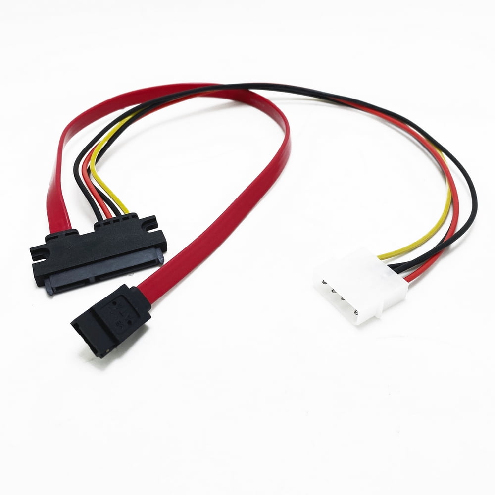 7+15 22Pin Serial ATA SATA to IDE 4P Hard Drive Power Adapter Cable