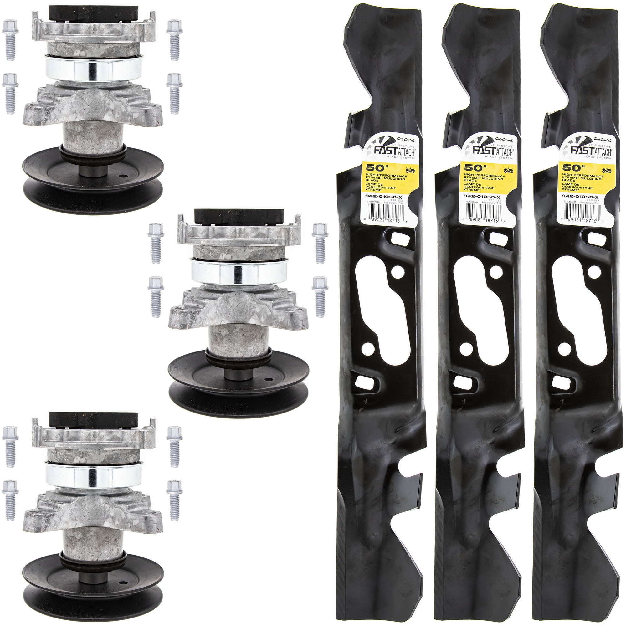 CUB CADET Xtreme Fastattach Blade Spindle Kit 94201050X 91807384A