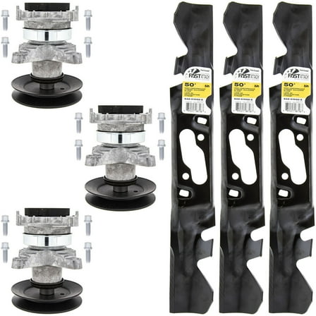 CUB CADET Xtreme Fastattach Blade Spindle Kit 942-01050-X 918-07384A XT2-GX50 XT2-SLX50 50" Deck