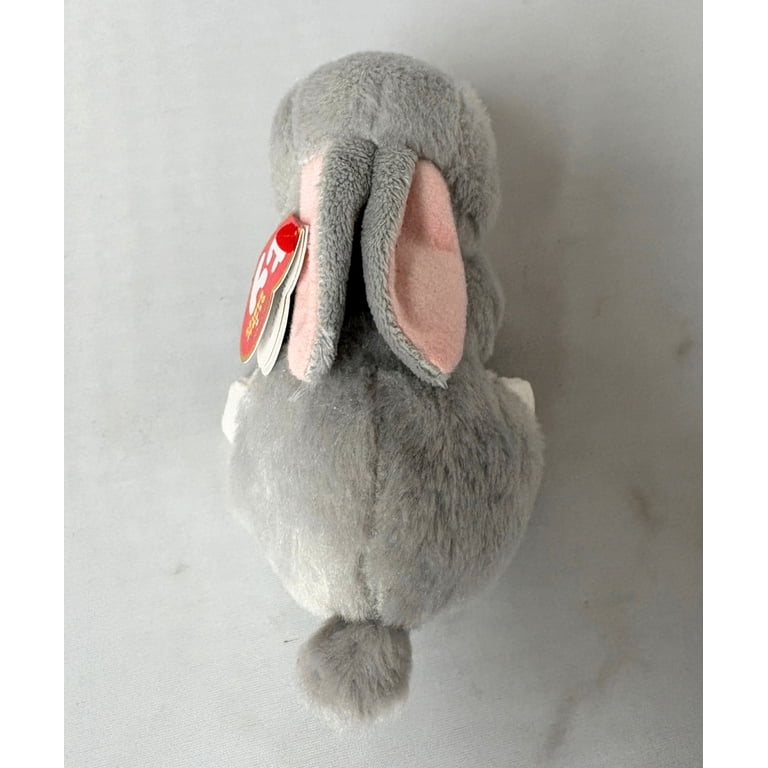 Ty Beanie Baby - Nibbler the Gray Bunny, (3