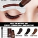thumbnail image 2 of Eyebrow Stamp Stencil Kit, Long Lasting & Waterproof Eyebrow Stamp and Shaping Kit for Perfect Brow, with 10 Reusable Eyebrow Stencil and 2 Spiral Eye, 2 of 5
