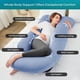 thumbnail image 2 of Almohada Embarazo Jumbo en Forma de U SASTTIE para Posicionamiento Corporal 152x76 cm, 2 of 7
